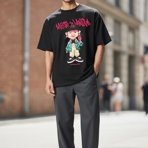 Mostly Heard Rarely Seen Black Graphic Tee